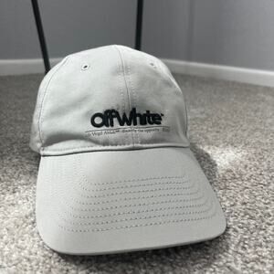 🕊️ Off-White Virgil Abloh Grey Quote Hat